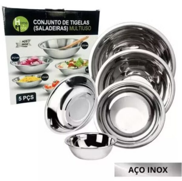 Saladeira Tigela Inox Vasilha Bacia Grande - Image 8