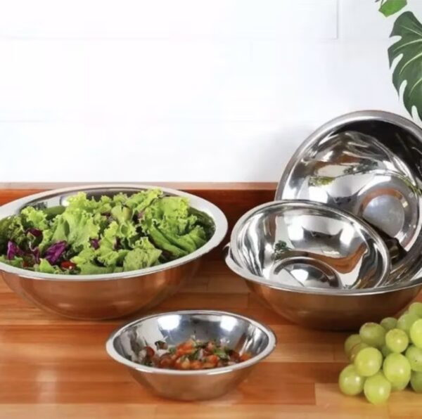 Saladeira Tigela Inox Vasilha Bacia Grande - Image 2